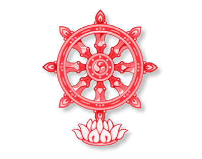 symbol dharma wheel